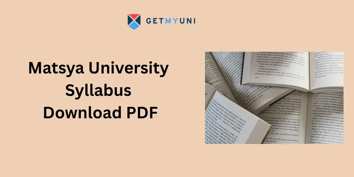 Matsya University Syllabus 2025: Download PDF