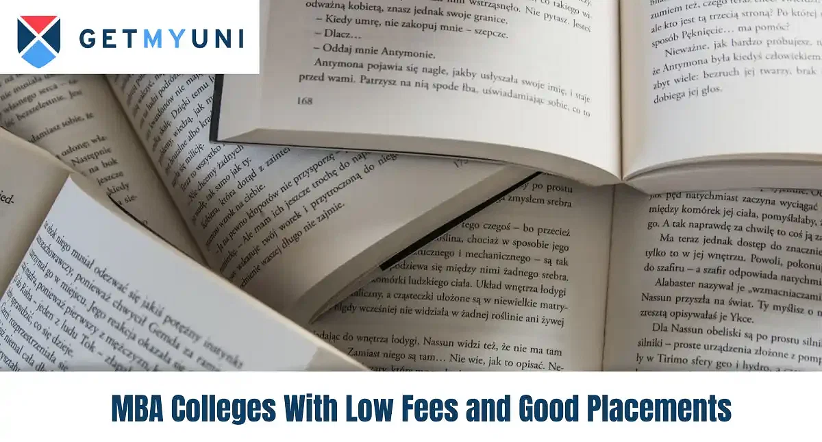 MBA Colleges With Low Fees and Good Placements 2024 