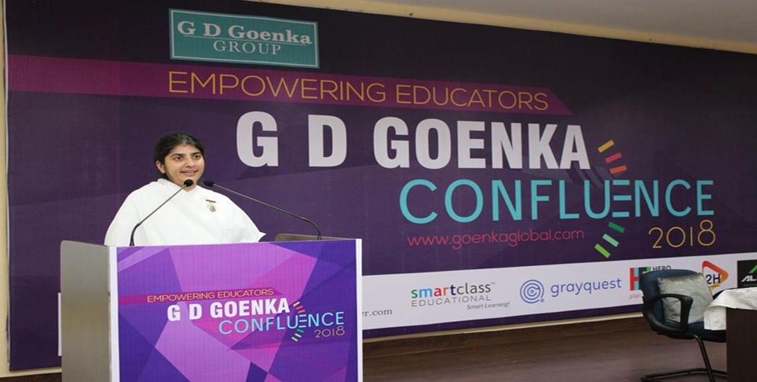 Motivative Lecture on Spiritual Leadership at GD Goenka