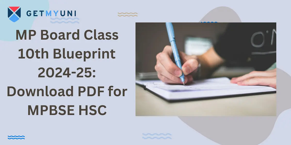 MP Board Class 10th Blueprint 2024-25: Download PDF for MPBSE HSC