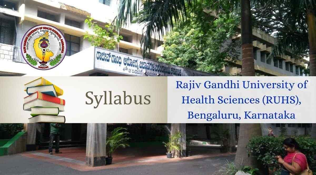 Rajiv Gandhi University of Health Sciences Syllabus