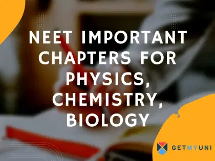 NEET Important Chapters for Physics, Chemistry, Biology