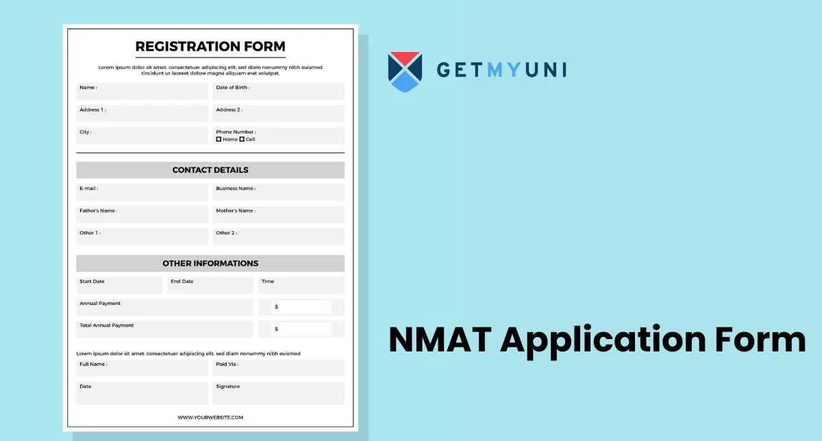 NMAT Application Form 2025: Last Date to Apply, Fees, Steps, Apply Online