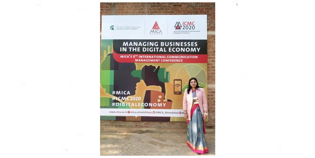 Prof. Shikta Singh of KSOM wins the Best Paper Award at ICMC 2020