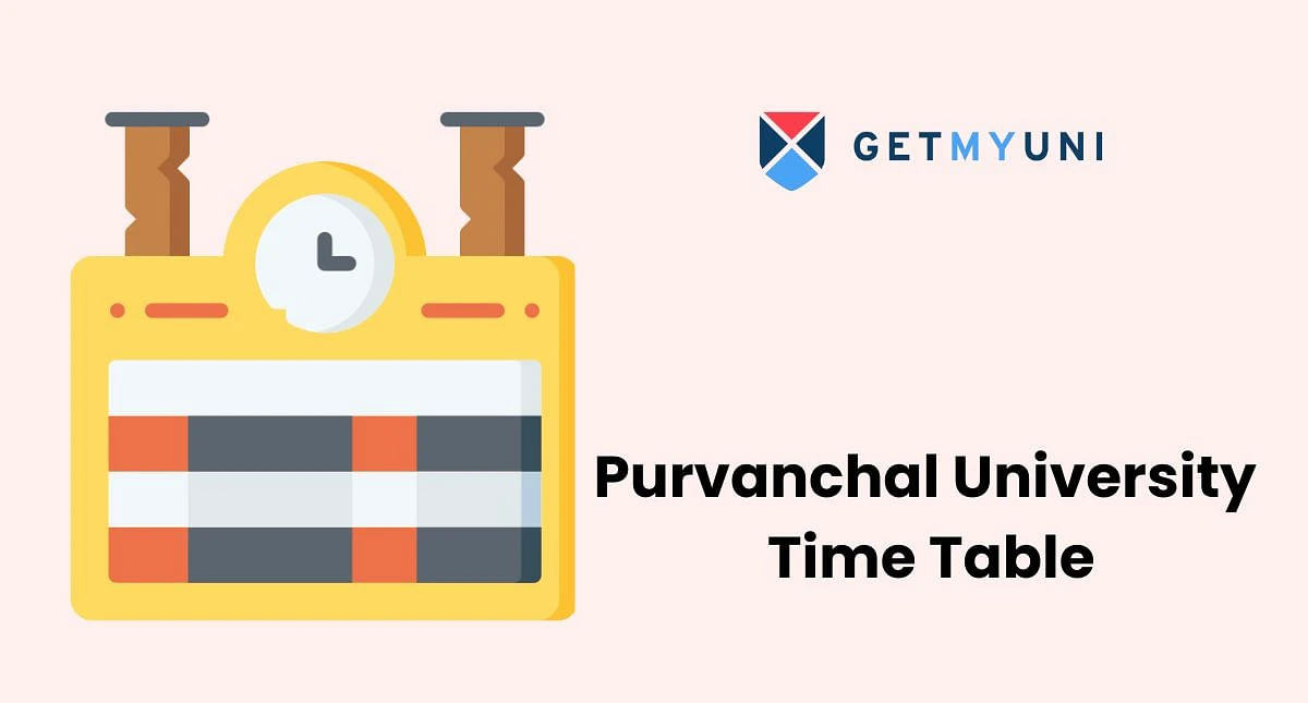 Purvanchal University Time Table 2024 - Download Link