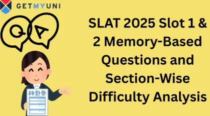 SLAT 2025 Slot 1 & 2 Memory-Based Questions and Section-Wise Difficulty Analysis