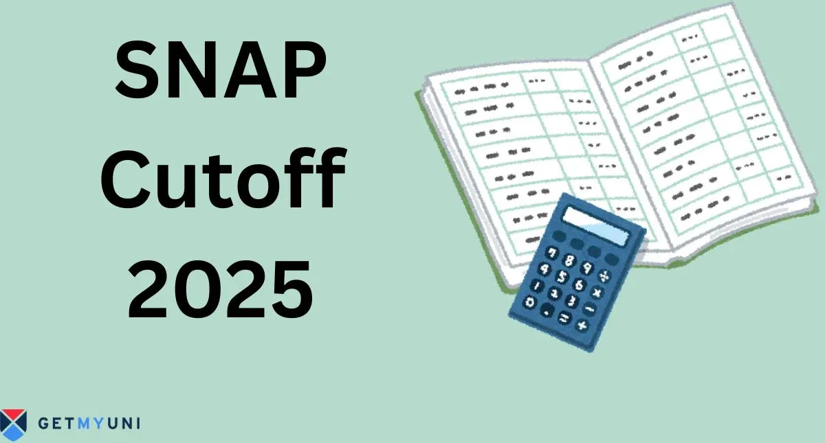 SNAP Cutoff 2025: Category wise Expected Cutoff, Previous Year Cutoff (2024-2020)