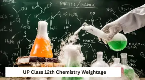 UP Class 12th Chemistry Weightage 2026 - Check chapter wise weightage