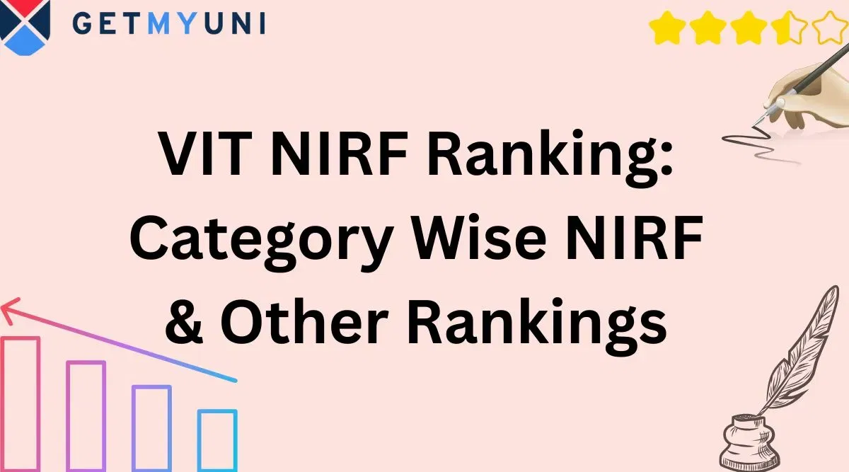VIT NIRF Ranking 2025: Category Wise NIRF & Other Rankings