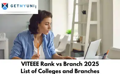 VITEEE Rank vs Branch Analysis 2025
