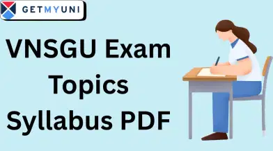 VNSGU Syllabus 2026: Download UG & PG Courses Syllabus PDF