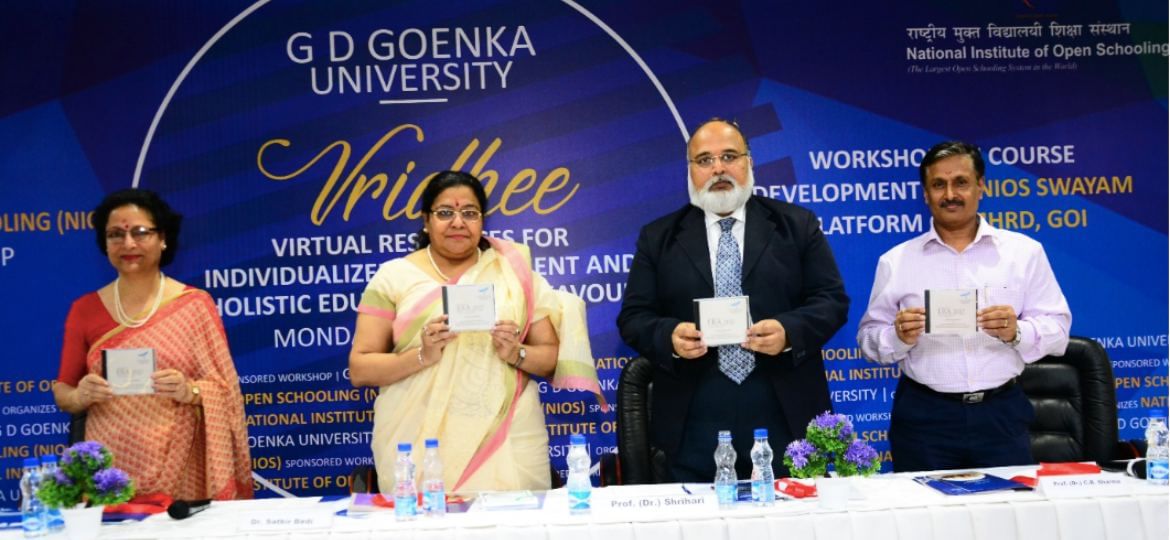 ‘VRIDHEE’ - NIOS sponsored workshop organized by School of Education, GD Goenka University