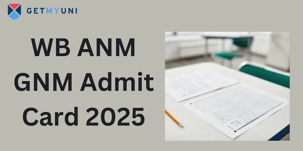 WB ANM GNM Admit Card 2025