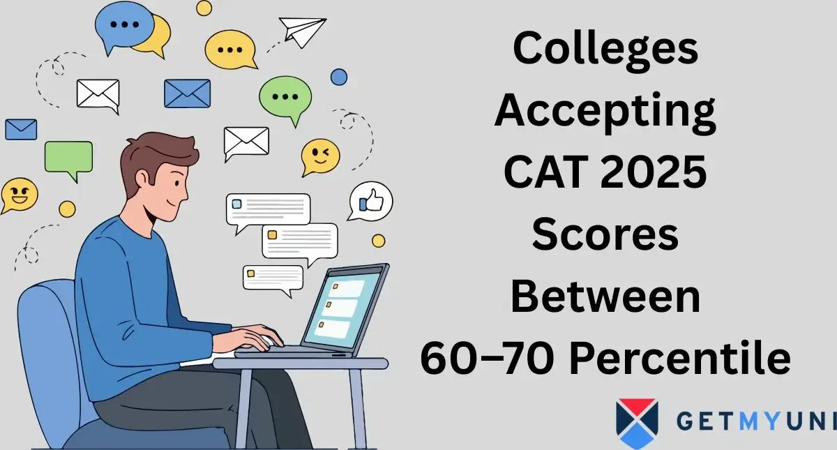 Which Colleges Accept CAT 2025 Scores Between 60–70 Percentile?