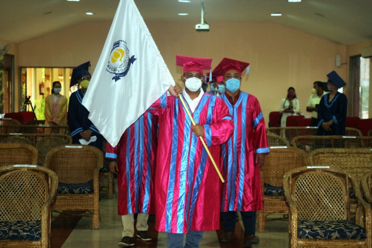 Commencement of the Convocation ceremony with the academic procession