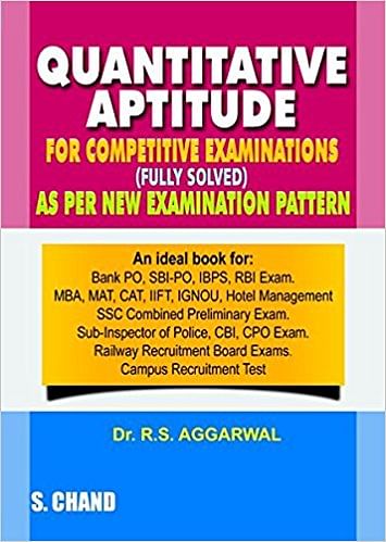 TNPSC Reference Books, Quantitive Aptitude for Competitive exams