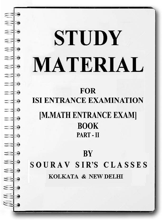 ISI Entrance Exam Study Material For M.Math ( P-2)