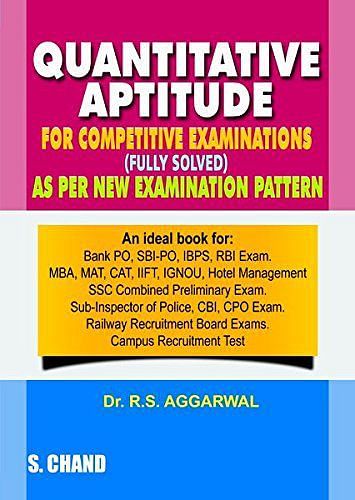 Quantitative Aptitude for Competitive Examinations(English) 7th Edition