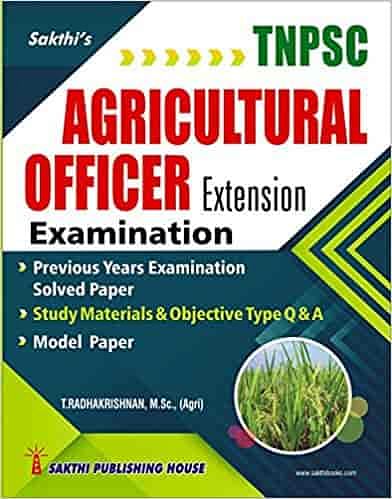 TNPSC Reference Books Agricultural Officer Extension Examination