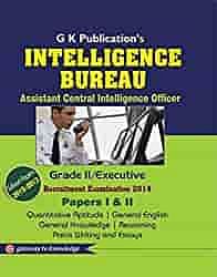 IB ACIO Intelligence Bureau Assistant Central Intelligence Officers - Paper I and II