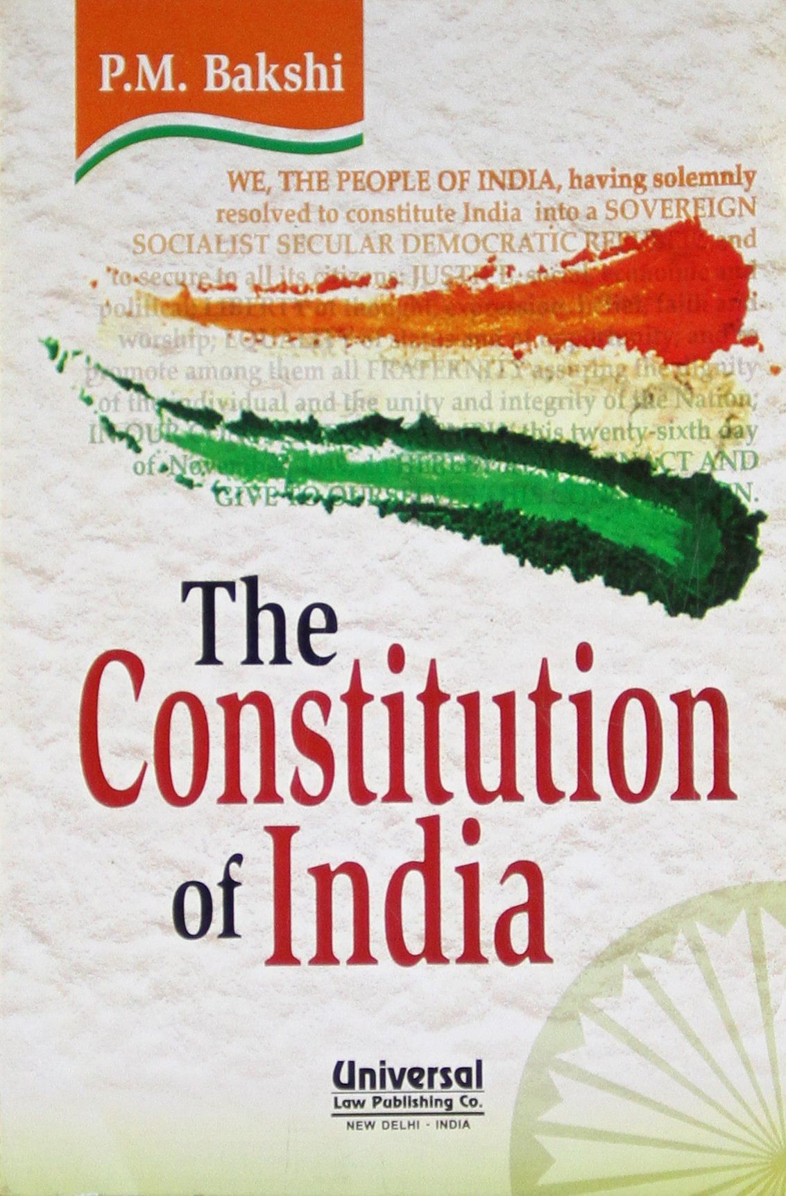 Constitution of India by Bakshi P.M