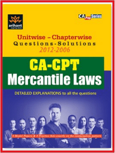 CPT Mercantile Law Study material by ICAI