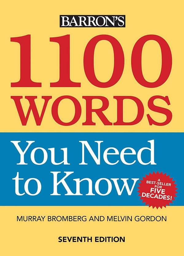 Barron’s “1100 Words You Need to Know”