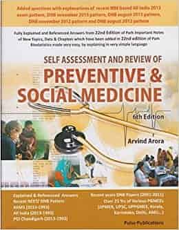 Self Assessment and Review of Preventive & Social Medicine by Arvind Arora