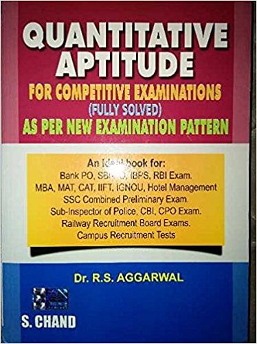 Quantitative Aptitude by R.S.Aggarwal