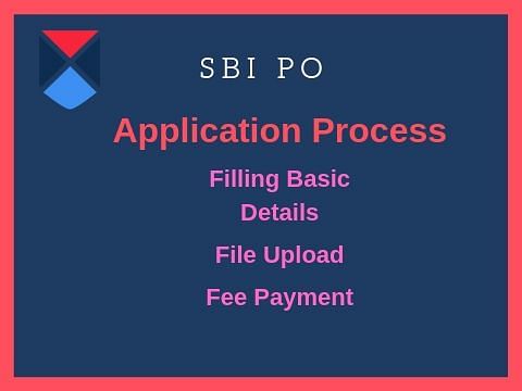 SBI PO Registration in 3 steps