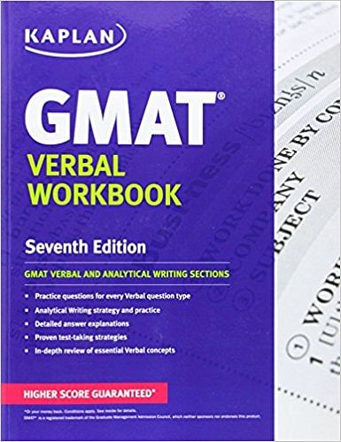 GMAT VERBAL WORKBOOK