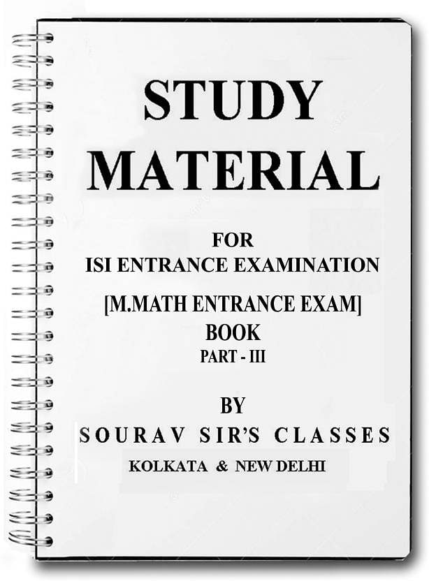 ISI Entrance Exam Study Material for M.MATH (P-3)