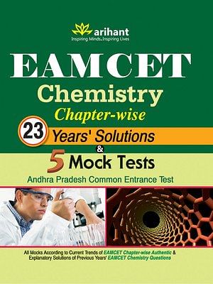 EAMCET Chemistry Chapter wise 23 Years Solutions & 5 Mock Tests 3rd Edition (Paperback) by Arihant Experts