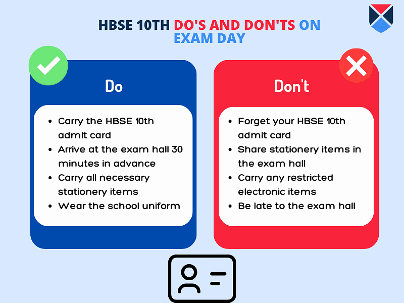 hbse-10th-exam-day-instructions