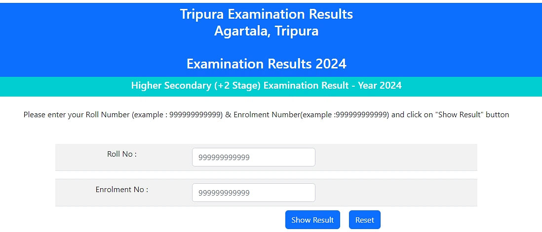 TBSE 12th result