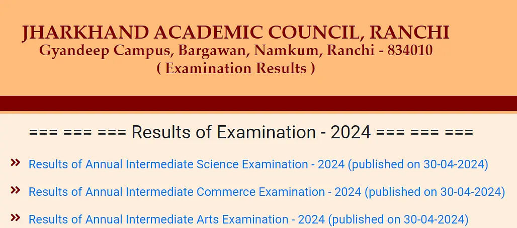 JAC 12th Results 2024
