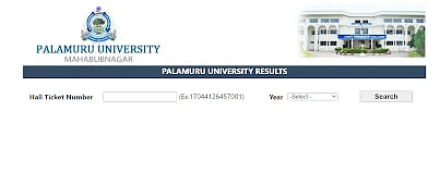 Palamuru University Results 2022