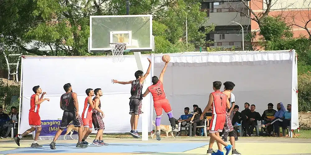 MNIT Jaipur Basketball Court