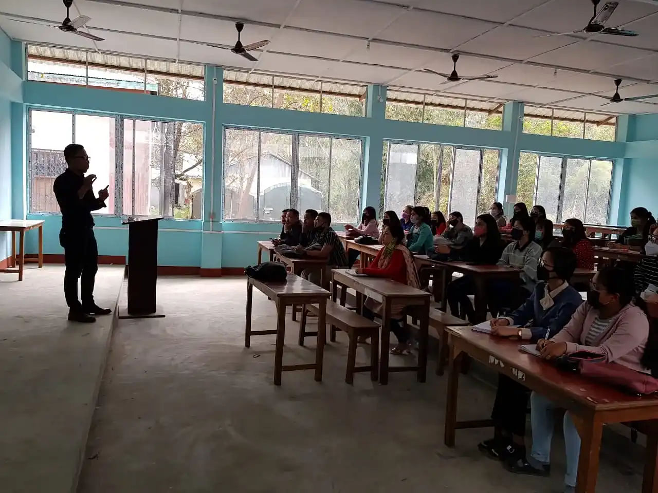 Manipur University Classroom