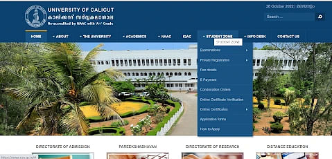 Calicut University Result