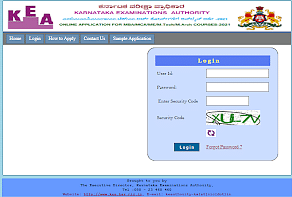 Karnataka PGCET Application Form