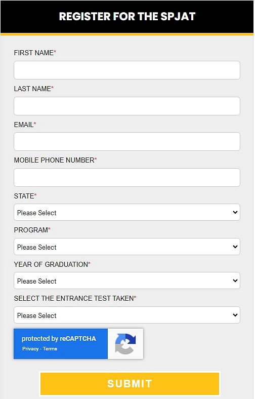 SPJAT 2023 Application Form