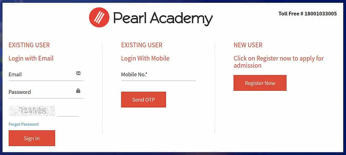Pearl Academy Entrance Exam Login