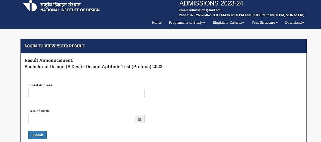 NID 2024 Tie-Breaker Policy