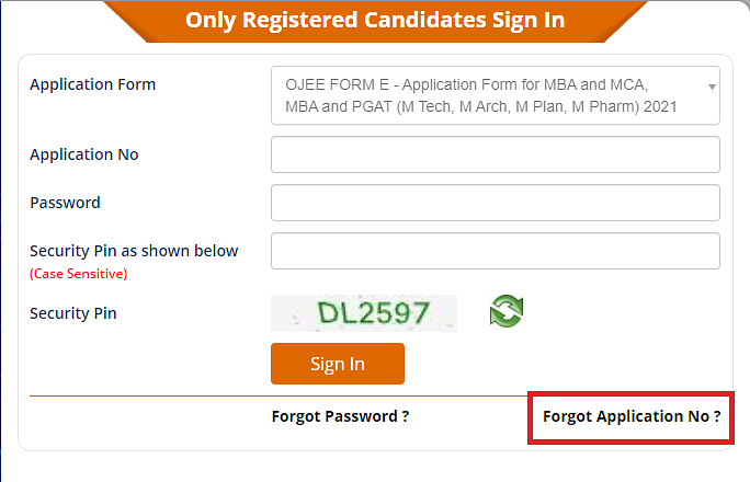 OJEE Application Form 2023 (Closed): Fees, Documents