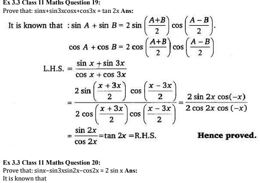 NCERT solutions for class 11