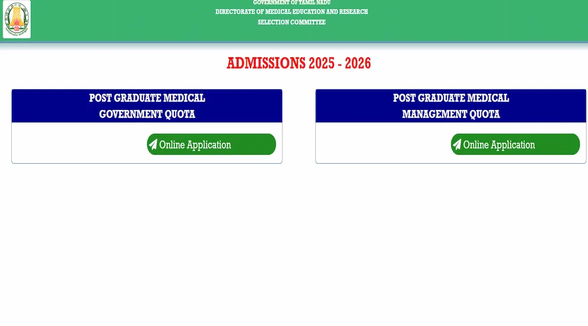 TN NEET PG Round 1 Registration 2025 (Begins): Direct Link, Instructions