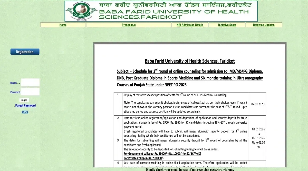 Punjab NEET PG Counselling 2025: Round 3 Registration Starts Today