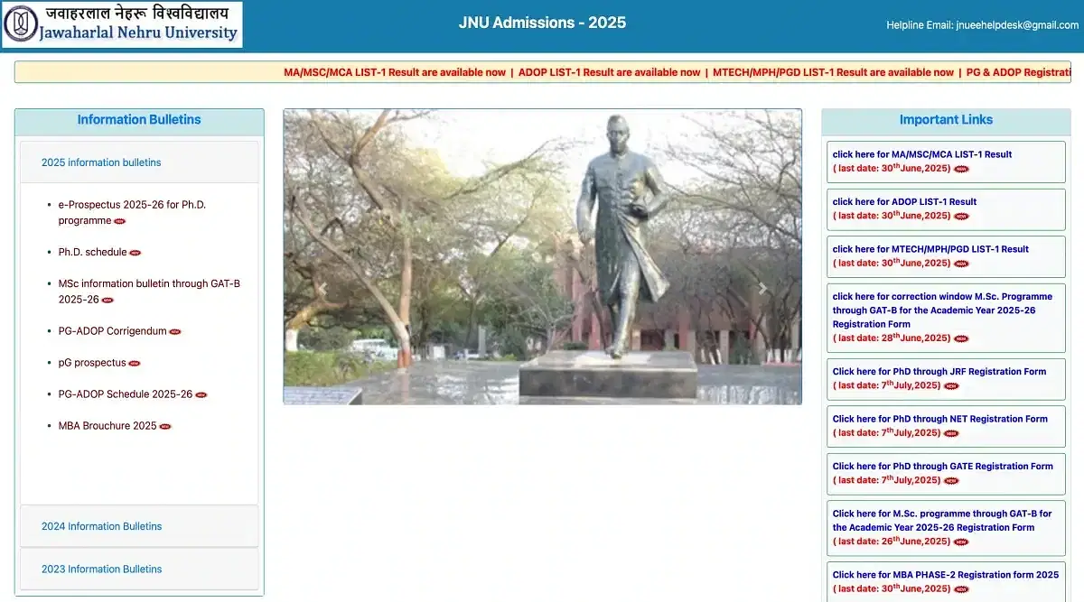 JNU Ph.D Admission 2025: Registration Underway, Detailed Admission Schedule
