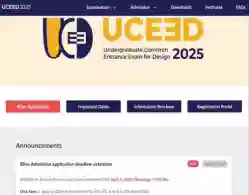 UCEED Admission Registration 2025 Dates Extended: Check Revised Date, Instructions